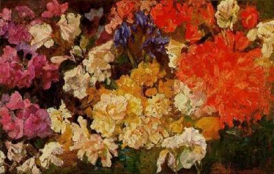 Rhododendron c.1905 art print by Piet Mondrian