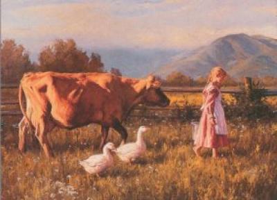 The Morning Walk art print by Robert Duncan