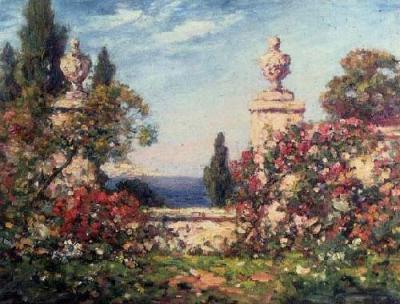 Mediterranean Garden art print by Tom Mostyn