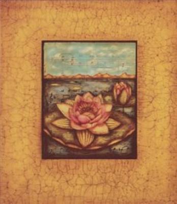 Floating Lily Song art print by Betsy Bauer
