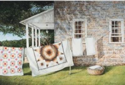 Wash Day art print by Dan Campanelli