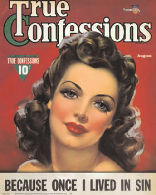 True Confessions August 1941 art print by Dorchester Media
