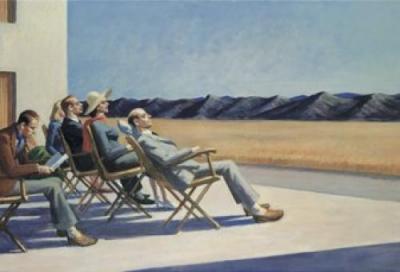 People in the Sun art print by Edward Hopper