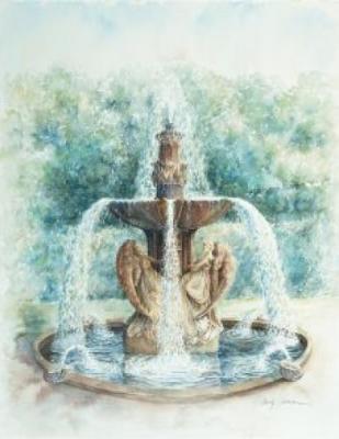 Fountain II art print by Emily James