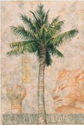 Egyptian Palm I art print by Evergreene Painting Studios