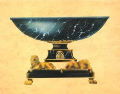 Lion Bowl art print by Jocelyn Burton