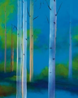 Melodious Birch III art print by Karen Mason