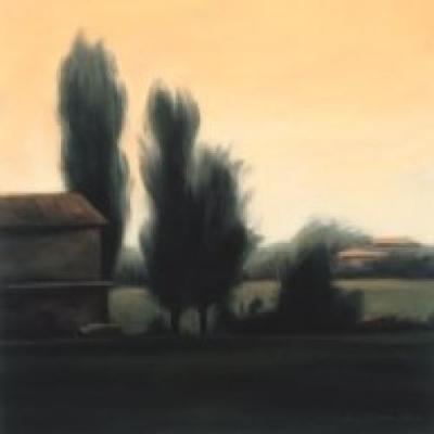 Farm in Emilia Romagna art print by Mallory Lake