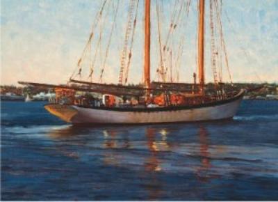 Evening Departure art print by Paul Mullally