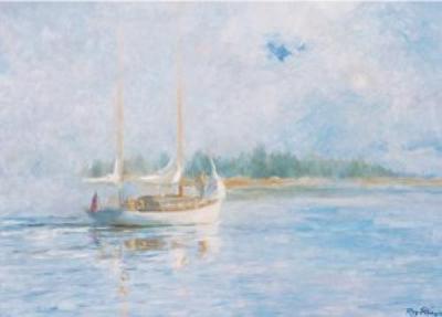 Lifting Fog art print by Ray Ellis