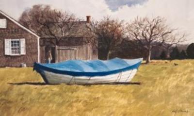 On Waves of Grass art print by Ray Ellis