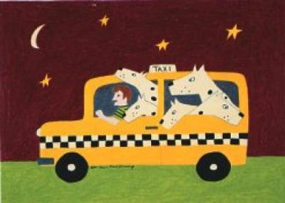 Too Many Dogs art print by Sharon Pierce McCullough