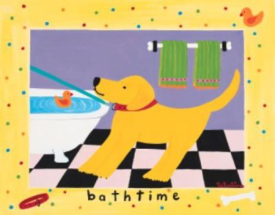 Bathtime art print by Tatutina