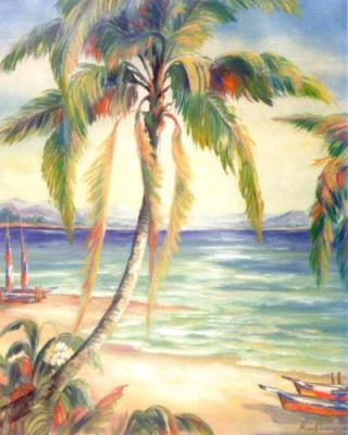 Tropical Breeze II art print by Alexa Kelemen