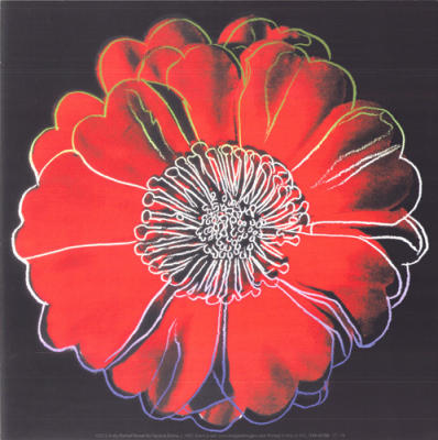 Flower for Tacoma Dome, c. 1982 (black & red)