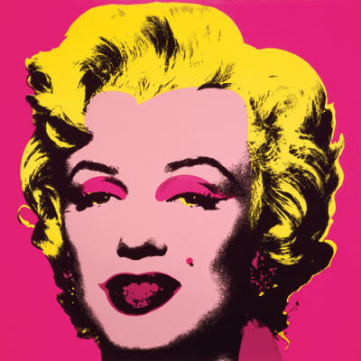 Marilyn Monroe (Marilyn), 1967 (hot pink) art print by Andy Warhol