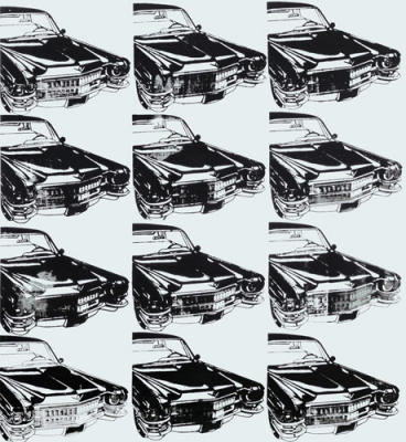 Twelve Cars, 1962 art print by Andy Warhol