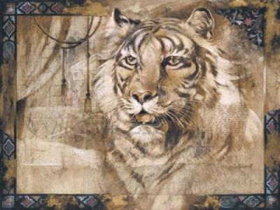 Tiger art print by Annrika McCavitt