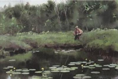 A Wilderness Trout Pond art print by Arthur Shilstone