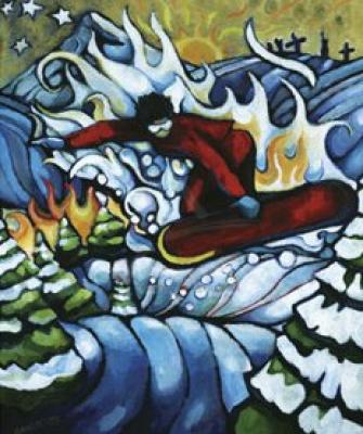 Last Run art print by Baker
