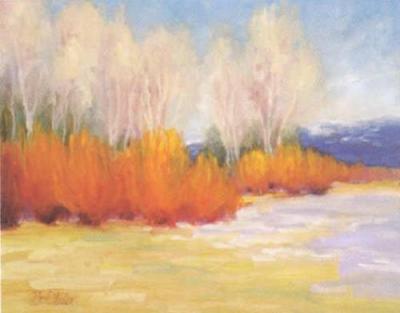 Last of the Snow art print by Bunny Oliver