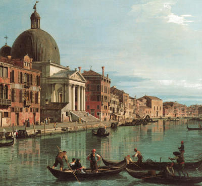Venice, Upper reach art print by Canaletto