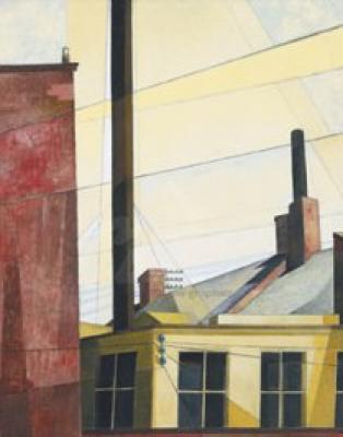 From the Garden of the Chateau, 1925 art print by Charles Demuth