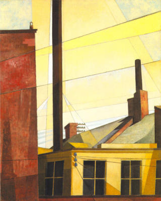 From the Garden of the Chateau, 1925 art print by Charles Demuth