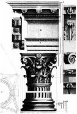Corinthian Order art print by Claude Perrault