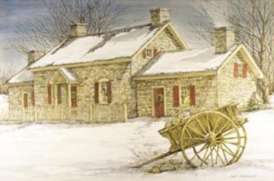 Yule Log art print by Dan Campanelli