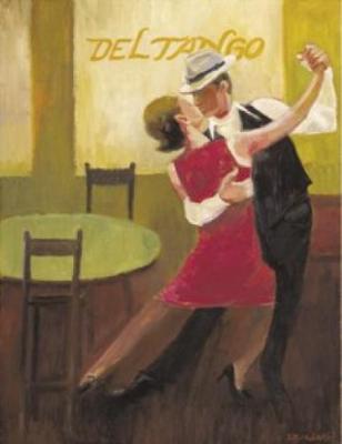 Del Tango art print by Dawna Barton