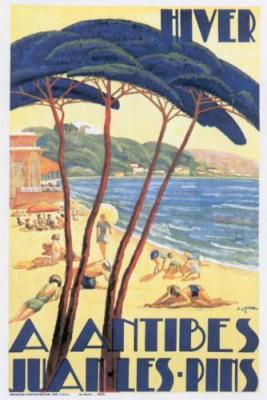 Antibes, Hiver, ca. 1930 art print by De Guinhald