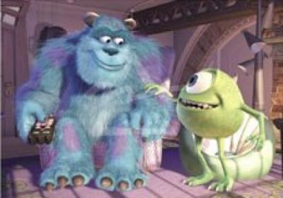 Mike & Sully art print by Disney