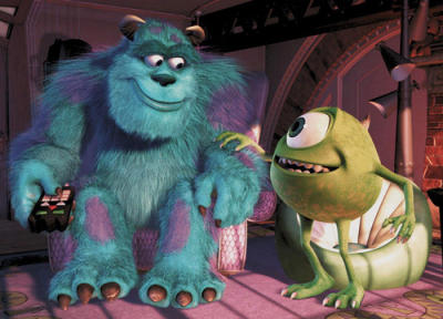 Mike & Sully art print by Disney
