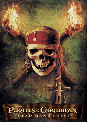 Pirates of the Caribbean: Dead Man's Chest (skull) art print by Disney