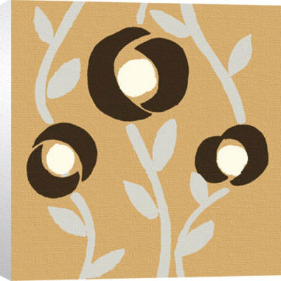 Fiori Apricot art print by Duplock