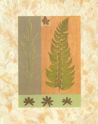 Green Fern art print by Duplock