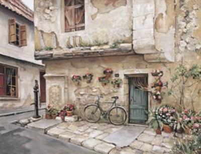 Passageway in Provence art print by Duvall