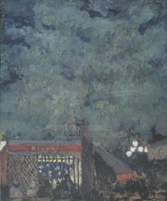 The Guinguette, c. 1898 art print by Edouard Vuillard