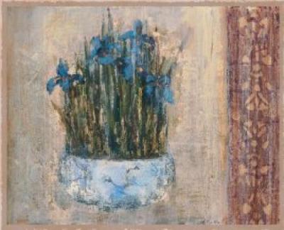 Blue Iris art print by Eliza Read