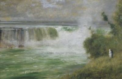 Niagra Falls, 1885 art print by George Inness
