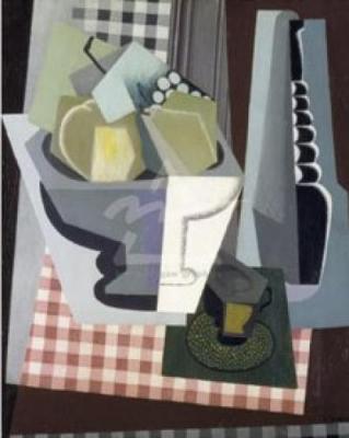 Still Life with a White Dish, 1916 art print by Gino Severini