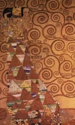 Expectation art print by Gustav Klimt