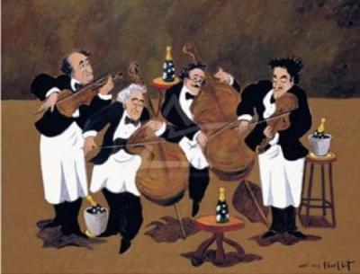Quartet art print by Guy Buffet