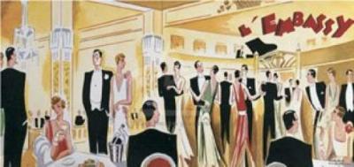 Advertisement for L'Embassy, 1925 art print by Halouze