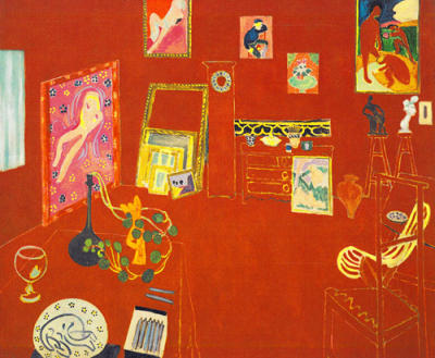 The Red Studio, 1911 art print by Henri Matisse