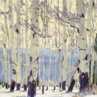 December Aspen art print by Hook