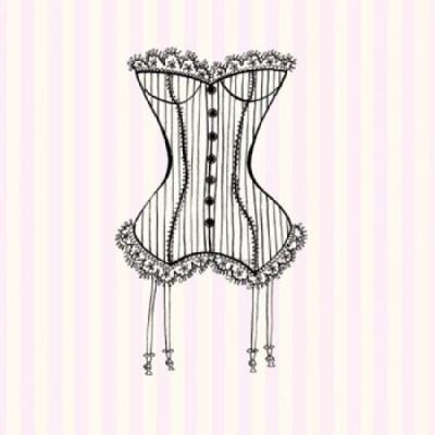 Mademoiselle art print by Huff
