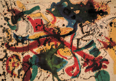 Untitled art print by Jackson Pollock