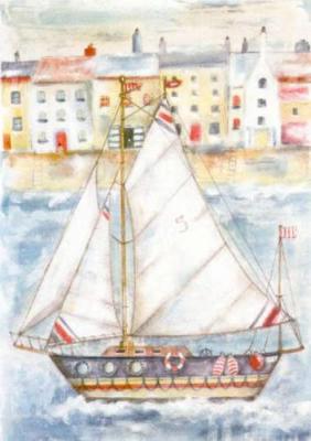 Setting Sail art print by Jane Claire